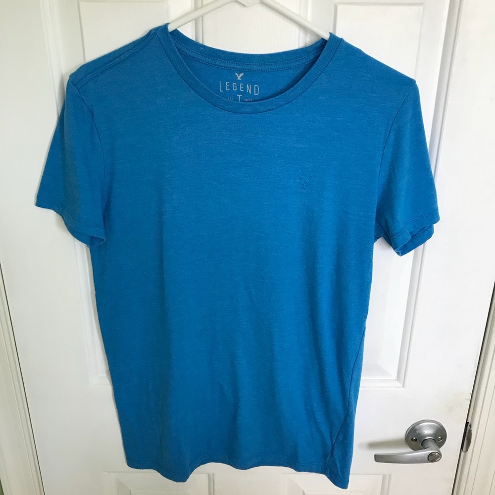 Blue short sleeve T-shirt from American Eagle